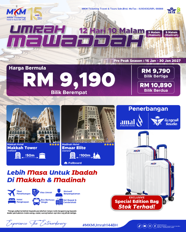 MKM Pakej Umrah Mawaddah