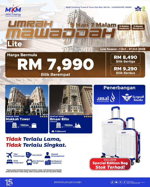 MKM Pakej Umrah Mawaddah
