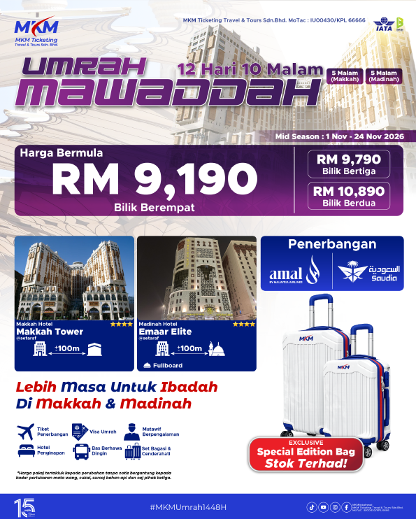 MKM Pakej Umrah Mawaddah
