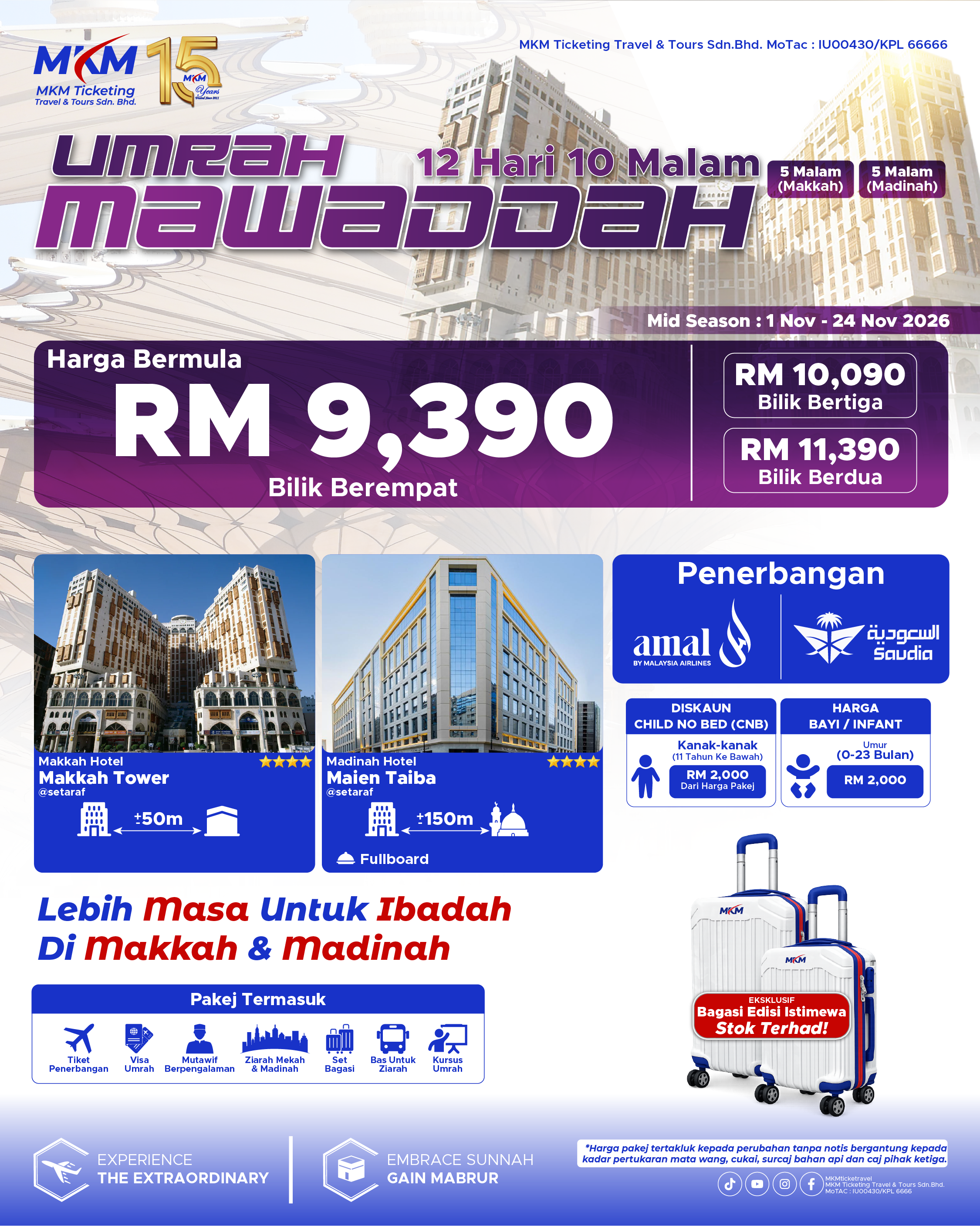 MKM Pakej Umrah Mawaddah