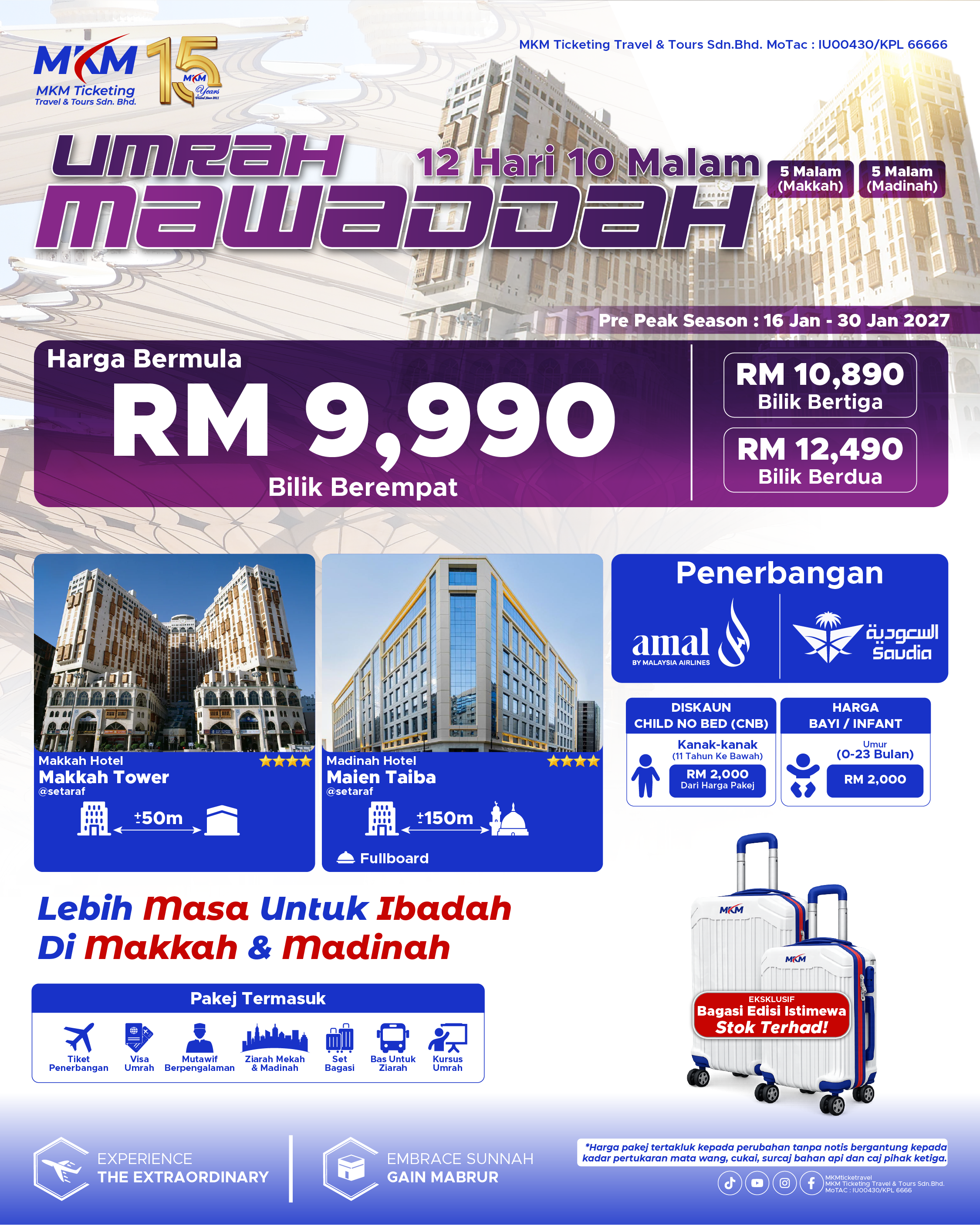 MKM Pakej Umrah Mawaddah