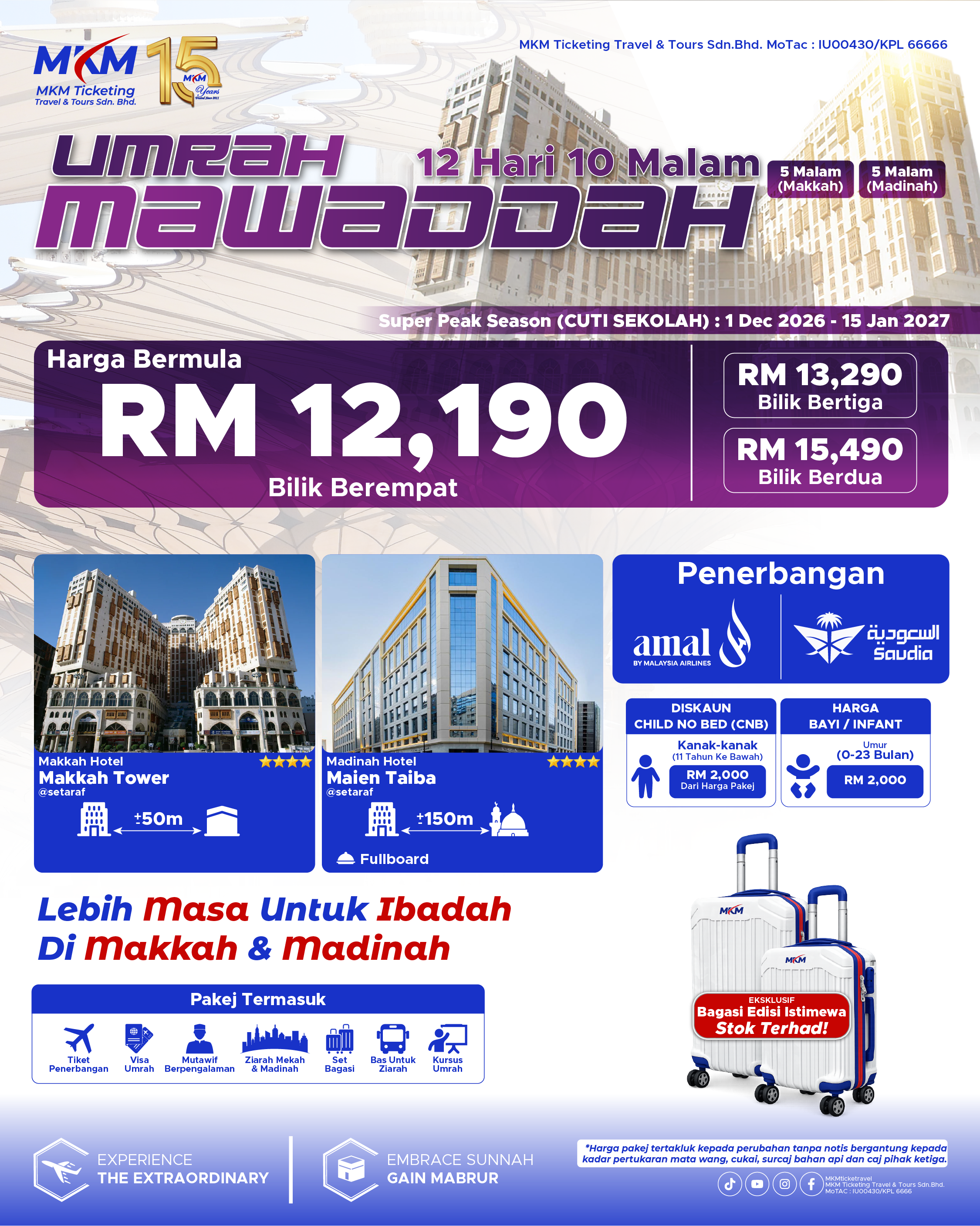 MKM Pakej Umrah Mawaddah
